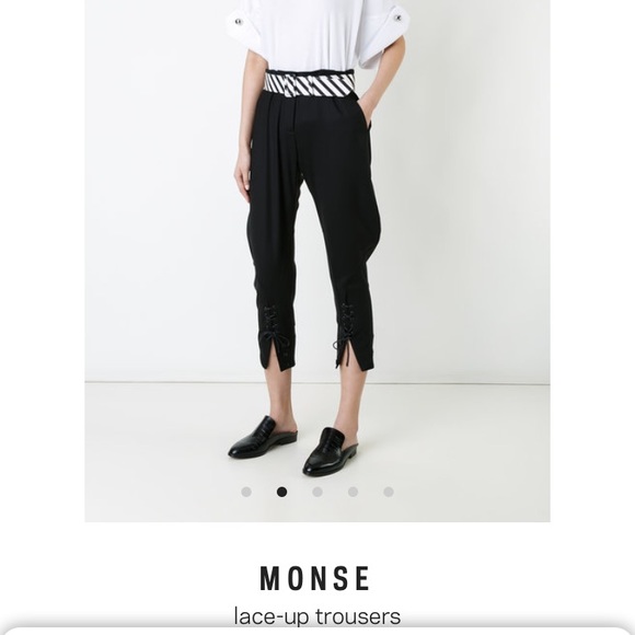 Monse Lace Up Pants - Picture 4 of 4